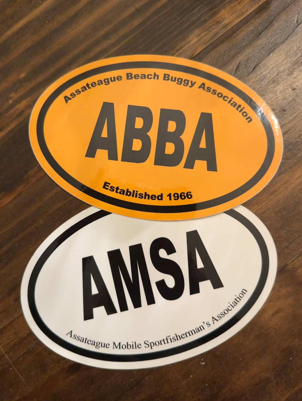 Oval Sticker